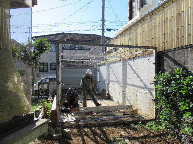 施工の様子